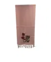 Moschino Fringed Scarf In Brown