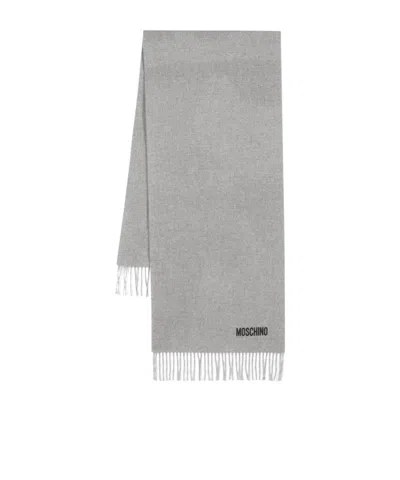 MOSCHINO FRINGED SCARF