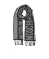 Moschino Wool Scarf In Gray