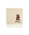 Moschino Fringed Scarf In Neutral