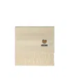 Moschino Fringed Scarf In Nude