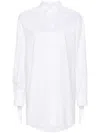 Moschino Fringed Shirt In White