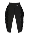 Moschino Fringed Sweatpants In Black