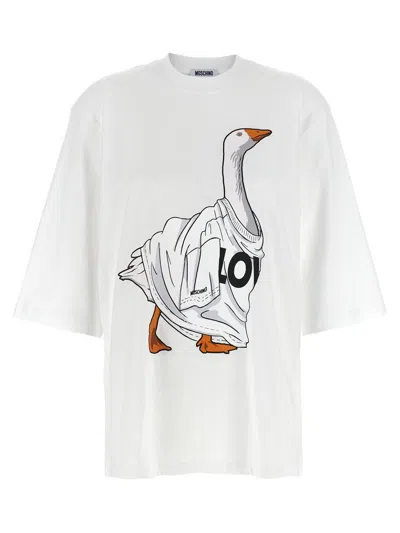 MOSCHINO MOSCHINO FRONT PRINT T-SHIRT