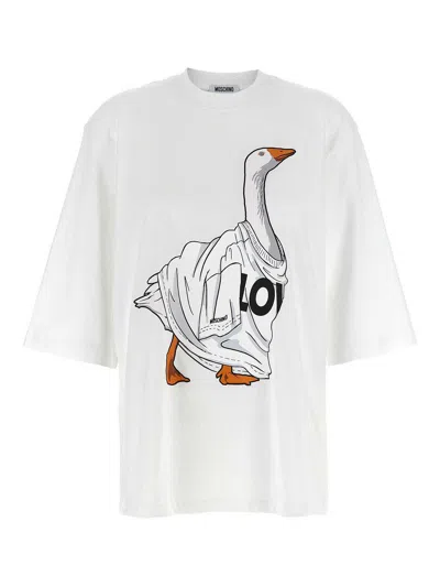 MOSCHINO CAMISETA - BLANCO