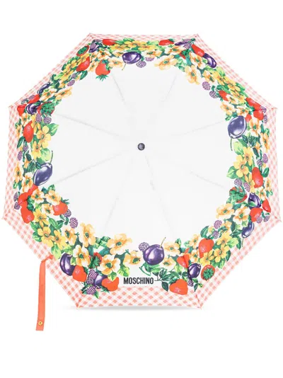MOSCHINO FRUIT-PRINT UMBRELLA