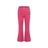 Moschino Elastic Waist Sweatpants In Fuchsia