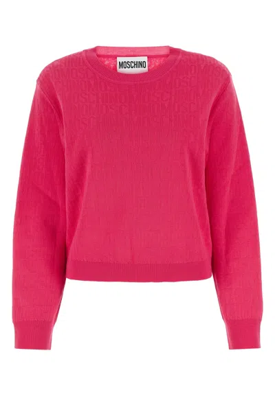 MOSCHINO FUCHSIA VISCOSE SWEATER