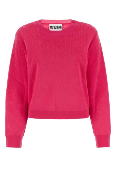 MOSCHINO FUCHSIA VISCOSE SWEATER