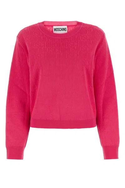 MOSCHINO FUCHSIA VISCOSE SWEATER