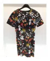 Moschino Full Body Pattern Design Dress In Black