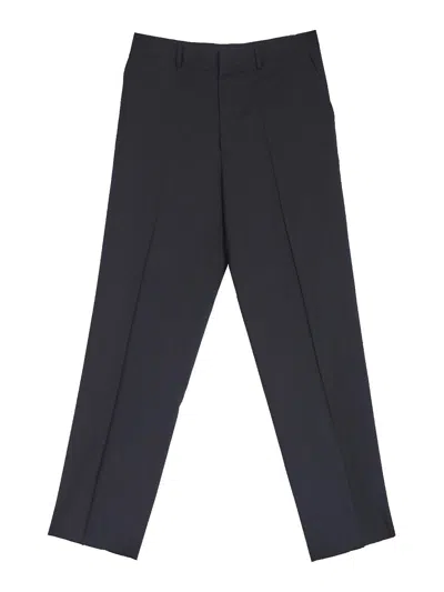 Moschino Full Trousers In Black