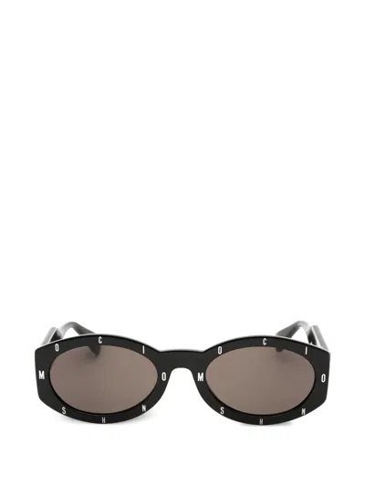 Moschino Full-rim Sunglasses In Black