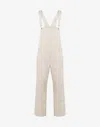 Moschino Gabardine Overalls In Neutral