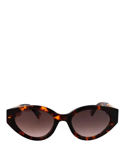 Moschino Sunglasses In Brown