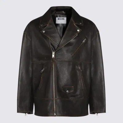 Moschino Giacche Marrone In Brown