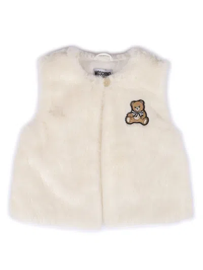 Moschino Gilet In White