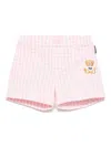 Moschino Gingham-pattern Shorts In Pink