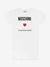 MOSCHINO GIRLS LOGO T-SHIRT DRESS
