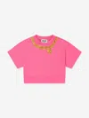 MOSCHINO GIRLS NECKLACE PRINT SWEATER TOP