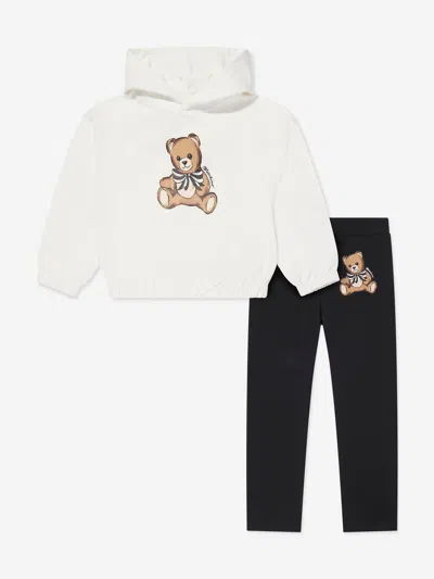 Moschino Babies' Girls Teddy Bear Legging Set In Multi