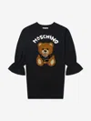 MOSCHINO GIRLS TEDDY BEAR LOGO DRESS 12 YRS BLACK