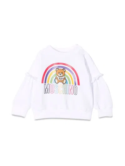 Moschino Babies' Girocoll In White