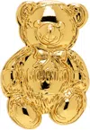 MOSCHINO ゴールド ARCHIVE TEDDY BEAR ブローチ