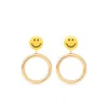 Moschino Gold Earrings Women In Neutral