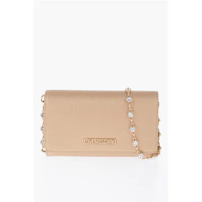 Moschino Gold Polyethylene Wallet