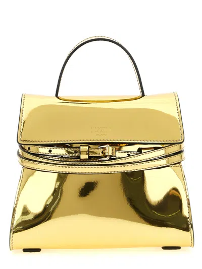 Moschino Golden Tie Me Small Satchel