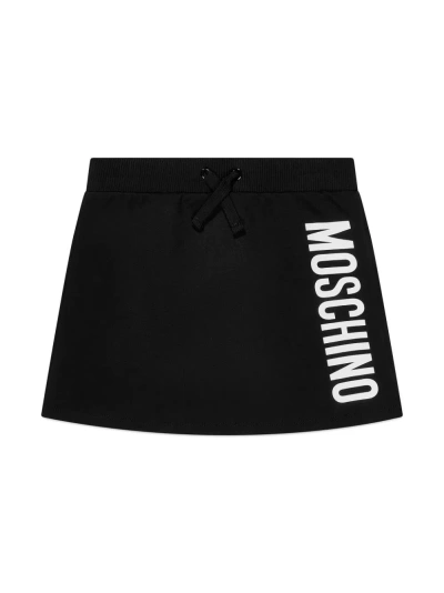Moschino Gonna Con Logo  In Black