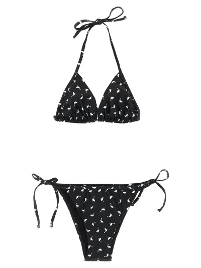 Moschino Goose Bikini In Black