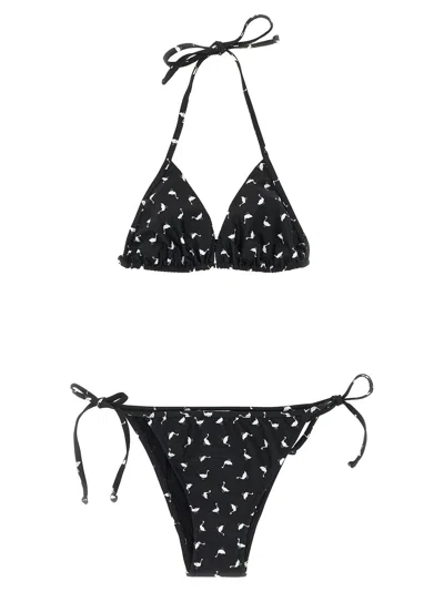 Moschino 'goose' Bikini In Black