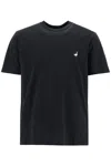Moschino T-shirt Goose Embroidery In Black
