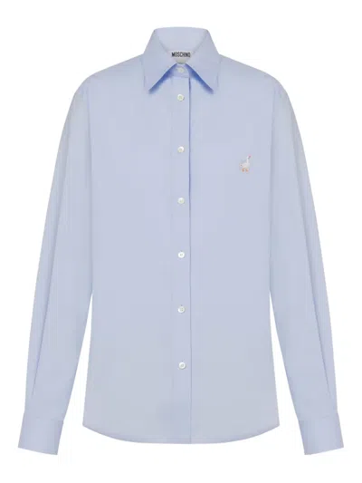 MOSCHINO GOOSE POPLIN SHIRT