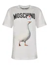 Moschino Classic Cotton T-shirts And Polos Collection In White
