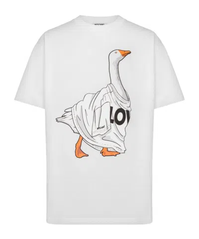MOSCHINO GOOSE-PRINT T-SHIRT