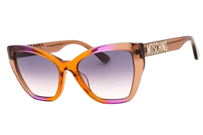 Moschino Gradient-tinted Cat-eye Sunglasses In Multi
