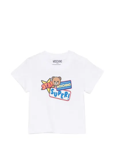 Moschino Graphic Baby T-shirt In White