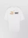 Moschino Crew Neck Graphic Print Short Sleeves