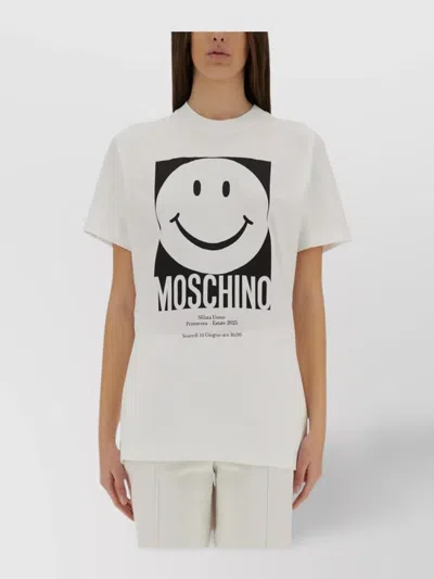 Moschino Couture Woman T-shirt White Size M Cotton