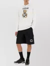 Moschino Teddy Print Sweatshirt In White
