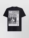 Moschino T-shirt Whit Maxi Print