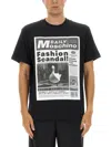 Moschino T-shirt Whit Maxi Print
