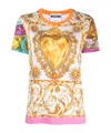 Moschino Graphic-print Cotton T-shirt In Multicolor