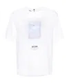 Moschino Graphic-print Crepe T-shirt In White