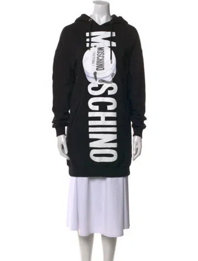 Pre-owned Moschino Graphic Print Crew Neck Sweater In Multi