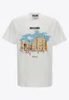 Moschino T-shirt With Round Neck And Short Sleeves