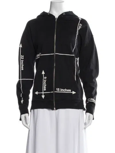 Pre-owned Moschino Graphic Print Jacket In Grey